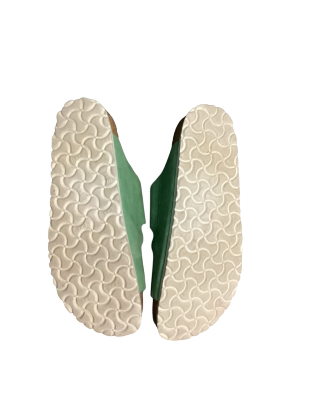 Birkenstock Arizona Big Buckle  Green Nubuck Sandals-2 - Picture 5 of 5